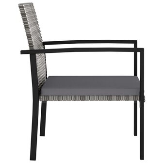 3-delige Tuinset poly rattan grijs 8720286301302 8