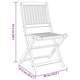 3-delige Tuinset massief acaciahout 8721012371934 9