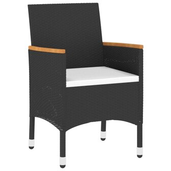 3-delige Tuinset poly rattan zwart 8720286203132 5