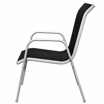 5-delige Tuinset staal zwart 8718475508281 8