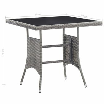 3-delige Tuinset poly rattan antracietkleurig en grijs 8720286225776 10