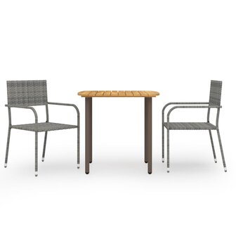 3-delige Tuinset poly rattan grijs 8720286413838 1