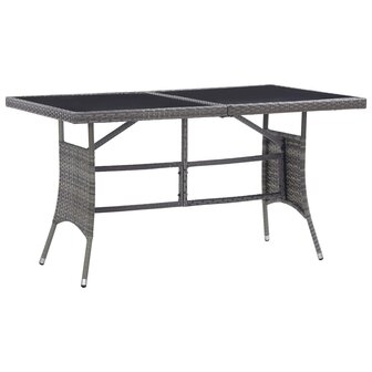 5-delige Tuinset poly rattan antracietkleurig en grijs 8720286225813 7