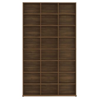 Cd-kast 102x23x177,5 cm bewerkt hout bruin eikenkleur 8720286931578 3