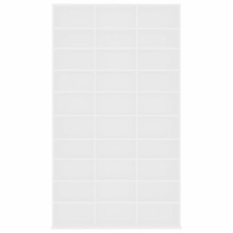 Cd-kast 102x16x177,5 cm bewerkt hout wit 8719883914800 4