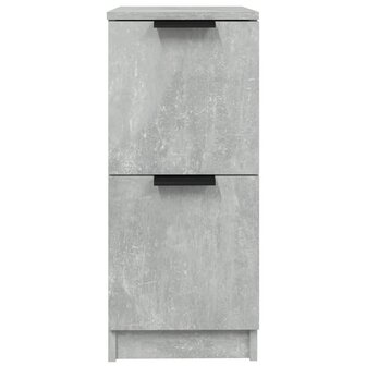 Dressoir 30x30x70 cm bewerkt hout betongrijs 8720287078838 5