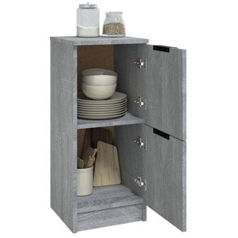 Dressoir 30x30x70 cm bewerkt hout grijs sonoma eikenkleurig 8720287084150 4