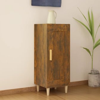 Dressoir 34,5x34x90 cm bewerkt hout gerookt eiken 8720287085577 1