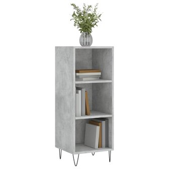 Dressoir 34,5x32,5x90 cm bewerkt hout betongrijs 8720845868994 3