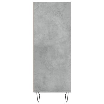 Dressoir 34,5x32,5x90 cm bewerkt hout betongrijs 8720845868994 5