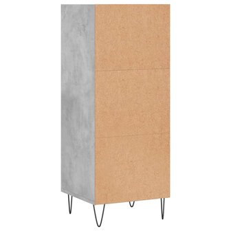 Dressoir 34,5x32,5x90 cm bewerkt hout betongrijs 8720845868994 6