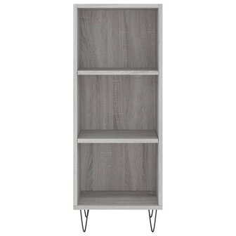Dressoir 34,5x32,5x90 cm bewerkt hout grijs sonoma eikenkleurig 8720845869014 4