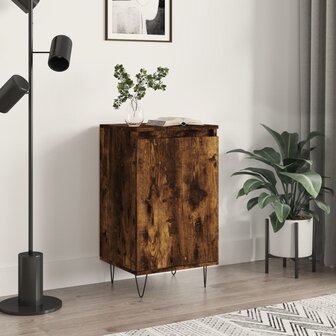 Dressoir 40x35x70 cm bewerkt hout gerookt eikenkleurig 8720845872892 1