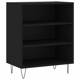 Dressoir 57x35x70 cm bewerkt hout zwart 8720845907365 2