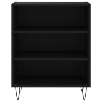 Dressoir 57x35x70 cm bewerkt hout zwart 8720845907365 4