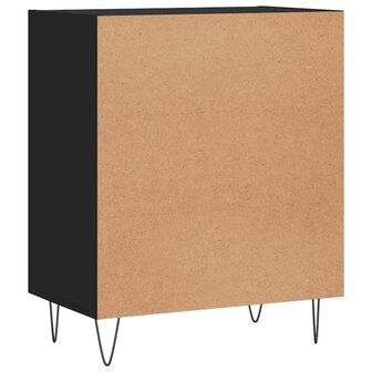 Dressoir 57x35x70 cm bewerkt hout zwart 8720845907365 6