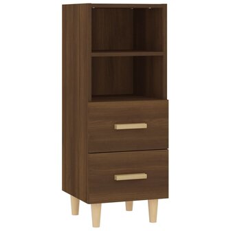 Dressoir 34,5x34x90 cm bewerkt hout bruin eikenkleur 8720287085416 2