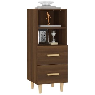 Dressoir 34,5x34x90 cm bewerkt hout bruin eikenkleur 8720287085416 4