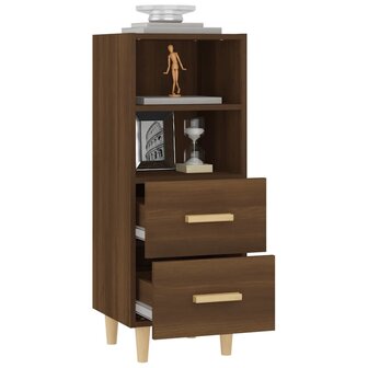 Dressoir 34,5x34x90 cm bewerkt hout bruin eikenkleur 8720287085416 5