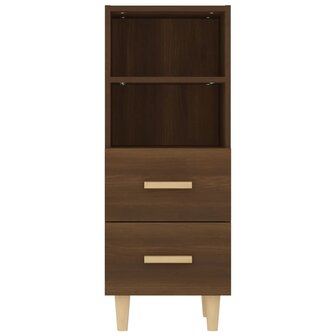 Dressoir 34,5x34x90 cm bewerkt hout bruin eikenkleur 8720287085416 6