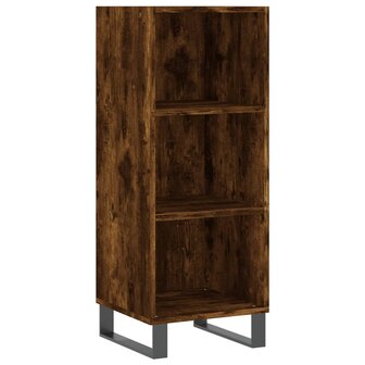 Dressoir 34,5x32,5x90 cm bewerkt hout gerookt eikenkleurig 8720845869328 2