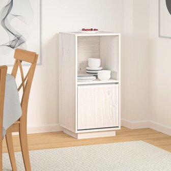Dressoir 38x35x80 cm massief grenenhout wit 8720286923269 1
