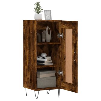 Dressoir 34,5x34x90 cm bewerkt hout gerookt eiken 8720845871567 4