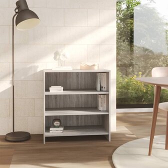 Dressoir 70x40,5x75 cm spaanplaat grijs sonoma eikenkleurig 8720286836934 3