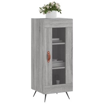 Dressoir 34,5x34x90 cm bewerkt hout grijs sonoma eikenkleurig 8720845869410 3