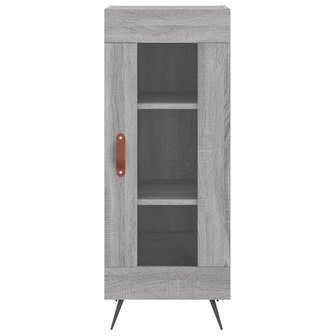 Dressoir 34,5x34x90 cm bewerkt hout grijs sonoma eikenkleurig 8720845869410 5