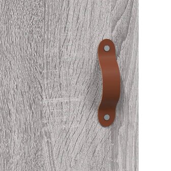 Dressoir 34,5x34x90 cm bewerkt hout grijs sonoma eikenkleurig 8720845869410 10
