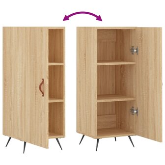 Dressoir 34,5x34x90 cm bewerkt hout sonoma eiken 8720845866822 9