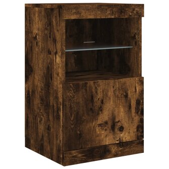 Dressoir met LED-verlichting 41x37x67 cm gerookt eikenkleurig 8721012252677 3