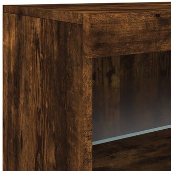Dressoir met LED-verlichting 41x37x67 cm gerookt eikenkleurig 8721012252677 11