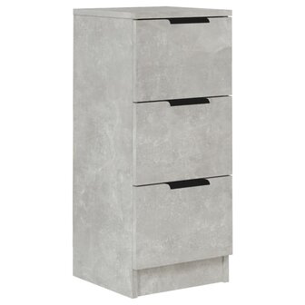 Dressoir 30x30x70 cm bewerkt hout betongrijs 8720287078739 2