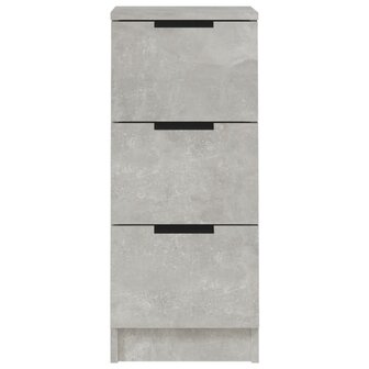 Dressoir 30x30x70 cm bewerkt hout betongrijs 8720287078739 6
