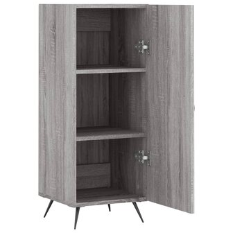 Dressoir 34,5x34x90 cm bewerkt hout grijs sonoma eikenkleurig 8720845866853 5