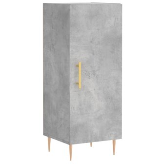 Dressoir 34,5x34x90 cm bewerkt hout betongrijs 8720845866990 2