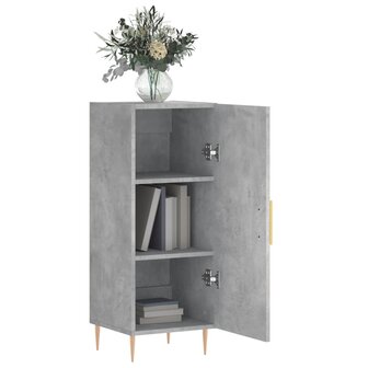 Dressoir 34,5x34x90 cm bewerkt hout betongrijs 8720845866990 4