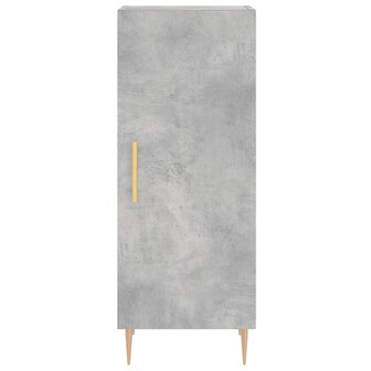 Dressoir 34,5x34x90 cm bewerkt hout betongrijs 8720845866990 6