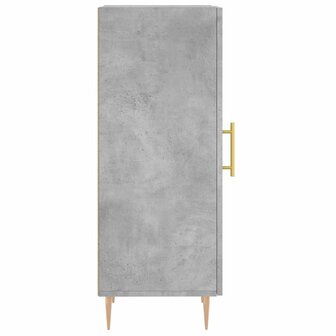 Dressoir 34,5x34x90 cm bewerkt hout betongrijs 8720845866990 7