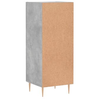 Dressoir 34,5x34x90 cm bewerkt hout betongrijs 8720845866990 8