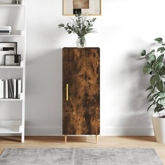 Dressoir 34,5x34x90 cm bewerkt hout gerookt eiken 8720845867003 1