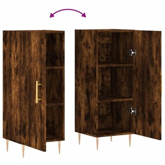Dressoir 34,5x34x90 cm bewerkt hout gerookt eiken 8720845867003 9