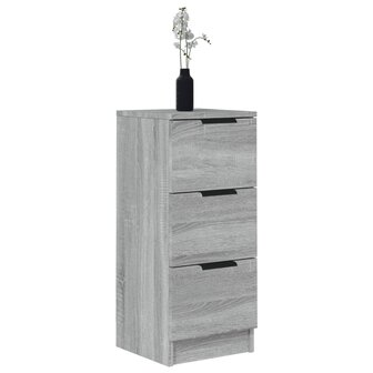 Dressoir 30x30x70 cm bewerkt hout grijs sonoma eikenkleurig 8720287084099 4