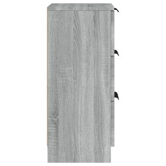 Dressoir 30x30x70 cm bewerkt hout grijs sonoma eikenkleurig 8720287084099 8