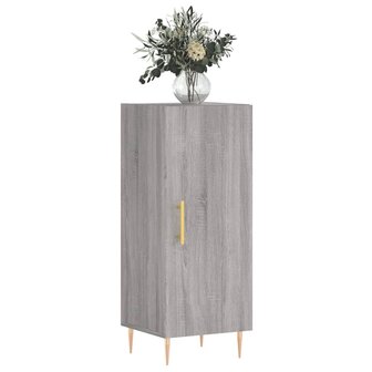 Dressoir 34,5x34x90 cm bewerkt hout grijs sonoma eikenkleurig 8720845867010 3