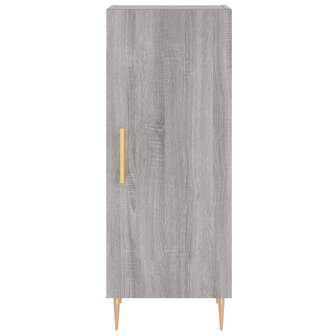 Dressoir 34,5x34x90 cm bewerkt hout grijs sonoma eikenkleurig 8720845867010 6