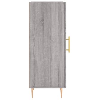 Dressoir 34,5x34x90 cm bewerkt hout grijs sonoma eikenkleurig 8720845867010 7