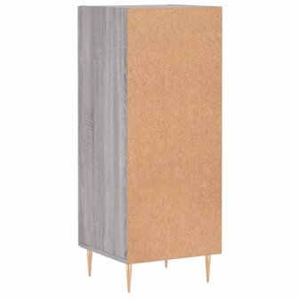 Dressoir 34,5x34x90 cm bewerkt hout grijs sonoma eikenkleurig 8720845867010 8